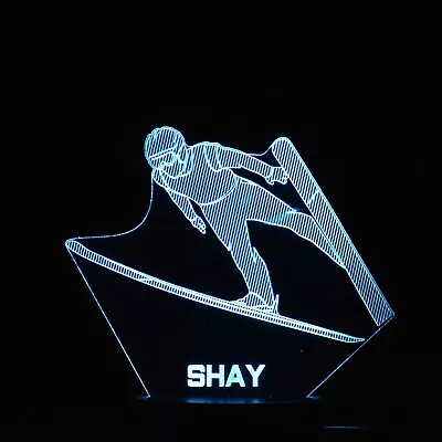 Buy Skiing Night Light | Personalised 3D Skiing Light | Ski Jumper | Skier Light • 11.95£