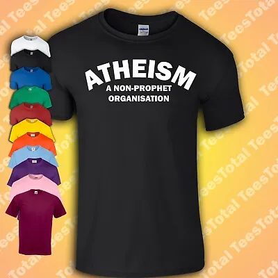 Buy Atheism A Non-Prophet Organisation T-Shirt | Funny | Atheist | Religion | • 16.99£