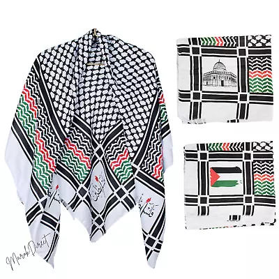 Buy Shemagh Keffiyeh Palestine Flag Print Scarf Arab Mens Women Palestinian Wrap • 8.99£