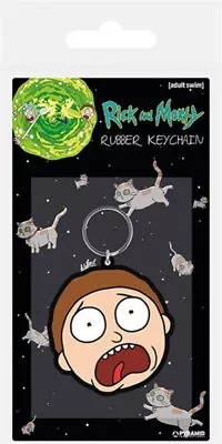 Buy Impact Merch. Keyring: Rick And Morty - Morty Face - Rubber Keyring • 4.39£