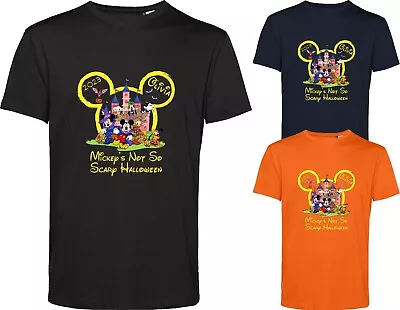 Buy Personalised Mickey's Not So Scary Halloween T Shirt Mickey Mouse Disney Tee Top • 9.99£