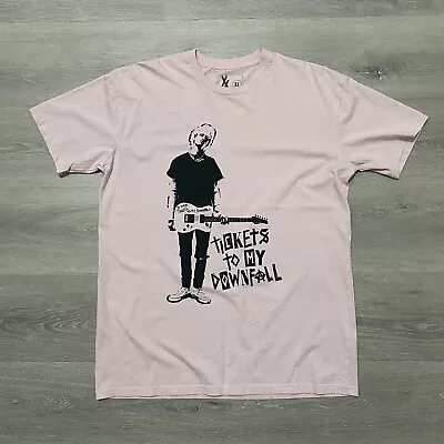 Buy Machine Gun Kelly T-Shirt Size XL Pink MGK Tickets To My Downfall Band Tee • 31.34£