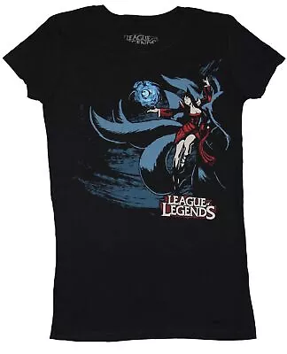 Buy League Of Legends Girls Juniors T-Shirt - Ahri Original Splash Art Pic • 10.22£