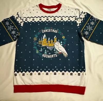 Buy Christmas At Hogwarts Sweater Wizarding World Of Harry Potter Universal XL • 76.85£