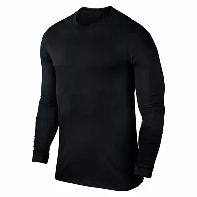 Buy Mens Long Sleeve Shirt Slim Fit Top T-Shirt Football Training • 7.99£