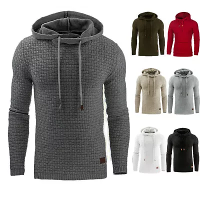 Buy Stylish Mens Pullover Hoodie Jacket In Soft Durable Material For All Day Comfort • 14.33£