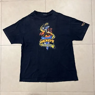 Buy Walt Disney World Magic Kingdom Mickeys Philharmonic T Shirt Blue Mens 2XL • 8.71£