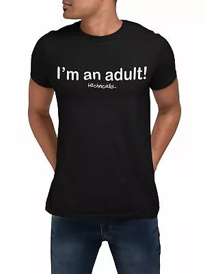 Buy I'm An Adult Technically Funny T Shirt 18th Birthday Gifts For Boys Fathers Day • 14.99£