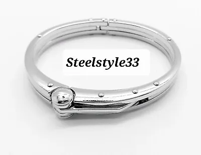 Buy Handcuff  Stainless Steel 316l Wristband Men's Jewellery Bracelet L1 • 9.99£