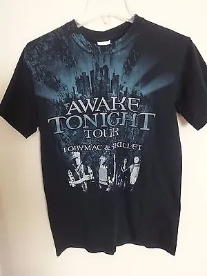 Buy Tobymac & Skillet Awake Tonight Graphic Printed Band Tour T-Shirt Size Men Small • 23.65£