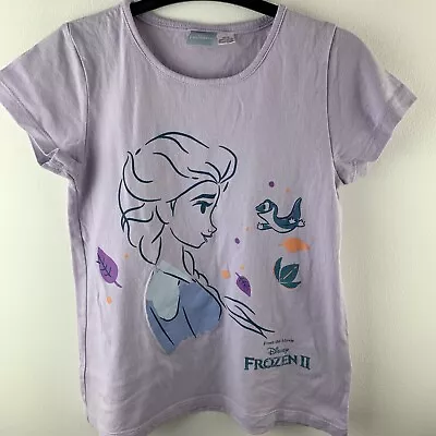 Buy Disney Frozen II Purple T-shirt 8-10 Years • 3.50£