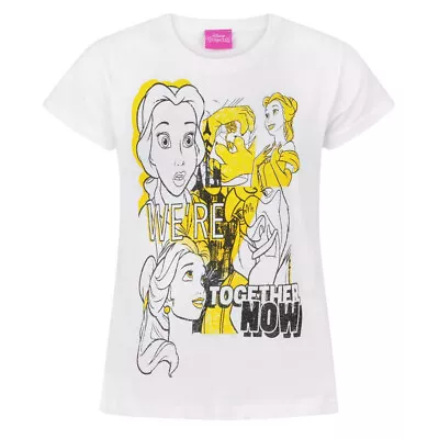Buy Beauty And The Beast Girls We Are Together Now Belle T-Shirt NS6774 • 8.59£