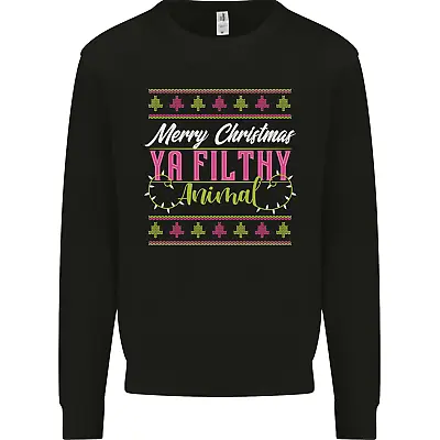 Buy Merry Christmas Ya Filthy Animal Movie Mens Sweatshirt Jumper • 20.99£