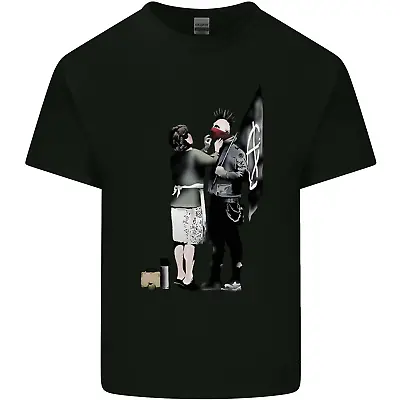 Buy Anarchy Banksy Punk Mum Mens Cotton T-Shirt Tee Top • 8.75£