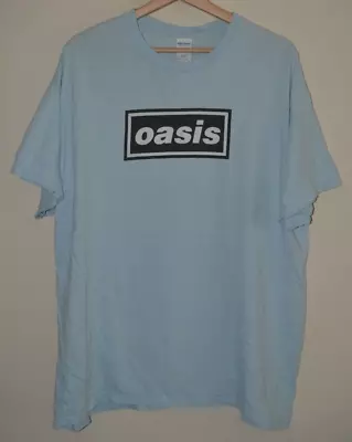 Buy Mens Gildan Oasis Light Blue T-Shirt Size XL • 18£