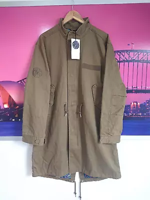 Buy Pretty Green Deansgate Parka Jacket Mac | Large | RRP £195 | Retro Mod Fishtail • 127.99£