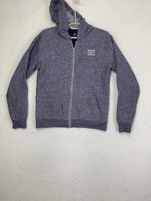 Buy DC Hoodie Sweatshirt Women's Long Sleeve Fleece Knit Full Zip Purple Small • 10.16£