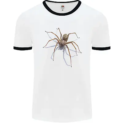 Buy Gruesome Spider Halloween 3D Effect Mens Ringer T-Shirt • 9.99£