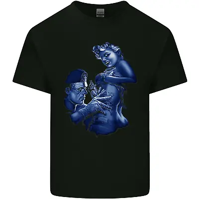 Buy Frankenstein Tattooing Marilyn Halloween Mens Cotton T-Shirt Tee Top • 11.75£