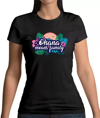 Buy Ohana Means Family - Womens T-Shirt - Lilo - Stitch - Film - Animation - Hawaii • 13.95£