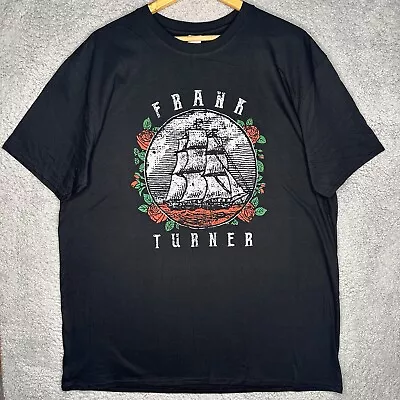 Buy Gildan Frank Turner Men's Size 2XL Black Short Sleeve T-shirt Graphic Printed. • 15.08£