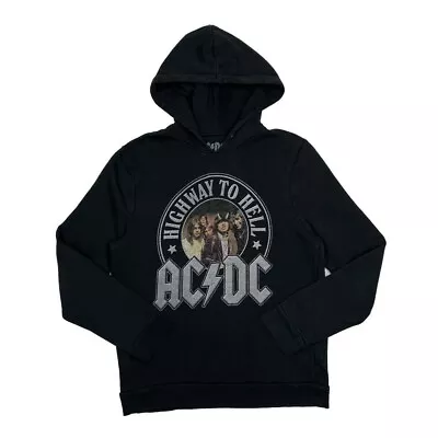 Buy AC/DC (2020) “Highway To Hell” Hard Rock Band Pullover Hoodie Small Black • 12.75£