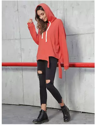 Buy Womens Oversized Hoodie Casual Pullover Jumper Top • 7.99£