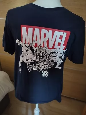 Buy Mens Medium Blue Marvel Avengers T-Shirt • 7£