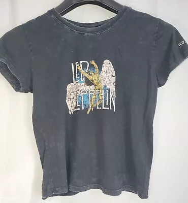 Buy Vintage Dragonfly Led Zeppelin Swan Song Kids Shirt Led Zeppelin Tag Size XL • 39.47£