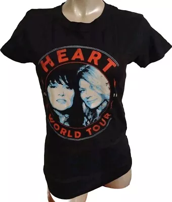 Buy HEART 2016 Concert T-shirt World Tour Women's Slim Fit Size Med/Lg Rock Band • 20.79£