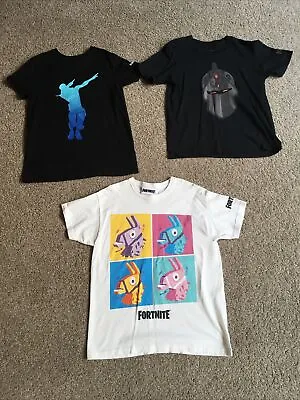 Buy 3 Fortnite T-Shirts Tops Clothes - Age 9 10, 11 12 Years - Dab Dark Knight Llama • 7.99£
