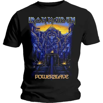 Buy Iron Maiden Dark Ink Powerslave Shirt S M L XL XXL Official T-Shirt Band Tshirt • 21.90£