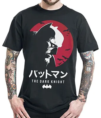 Buy Official DC BATMAN Dark Knight Japanese Unisex T-Shirt Size S-XXL NEW & IN STOCK • 11.45£