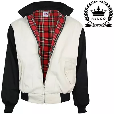 Buy Relco Stone Black 50's Style Rockabilly Harrington Jacket  • 34.99£