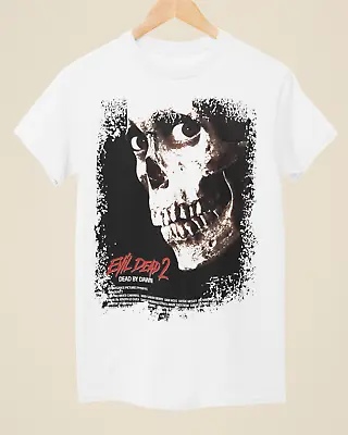 Buy Evil Dead 2 - Movie Poster Inspired Unisex White T-Shirt • 14.99£