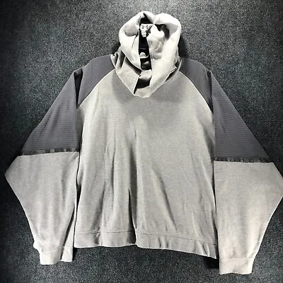Buy Under Armour Project Rock Hoodie Adult Large Gray Oversized All Day Hustle Bull • 23.71£