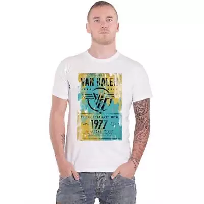 Buy Van Halen Pasadena 77 Concert Poster T Shirt • 16.95£