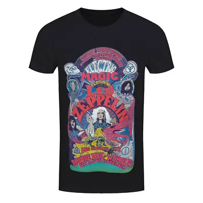 Buy Led Zeppelin T-Shirt Electric Magic Rock Band New Black Official • 15.95£