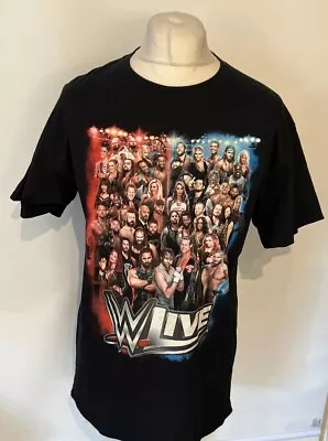 Buy WWE Live Men's T Shirt Black Large Short Sleeve 100% Cotton • 14.99£