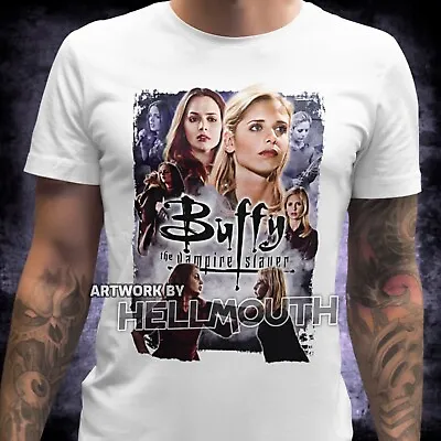 Buy Buffy The Vampire Slayer - Buffy Vs Faith T-shirt - Mens & Women's Sizes S-XXL • 15.99£