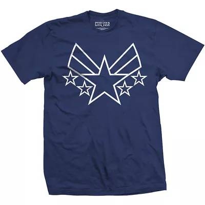 Buy Marvel Comics Captain America Civil War Navy Blue T Shirt Large Mens Official • 9.95£