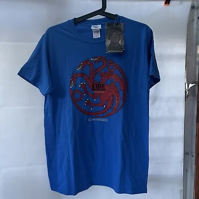 Buy House Of The Dragon Men’s Size M Game Of Thrones Targaryen Fire Blood T-Shirt • 13.99£