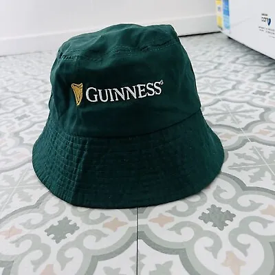 Buy Guinness Bucket Hat Beer Green One Size Adult Cotton Embroidered Harp Merch • 11.72£