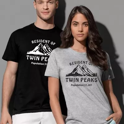 Buy Resident Of Twin Peaks T-Shirt Owls Black Lodge Red Room Lynch TV Show Fan Gift • 8£
