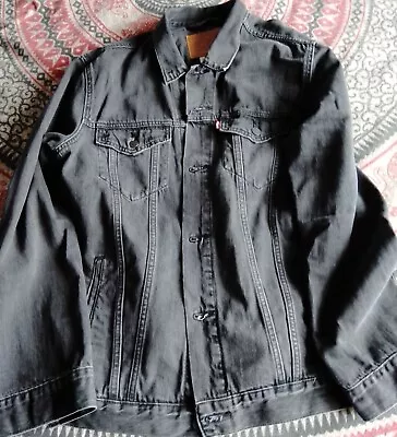 Buy Levi Trucker Jacket, Grey, XL. Used, In Very Good Condition.  • 27£