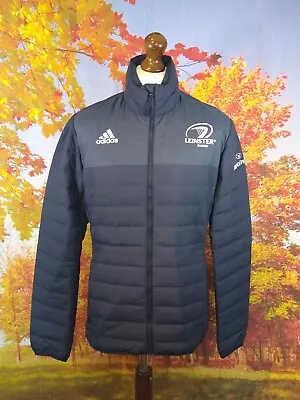 Buy Leinster Rugby Union Bank Ireland Adidas Blue Padded Jacket UK Men's Size Medium • 46£