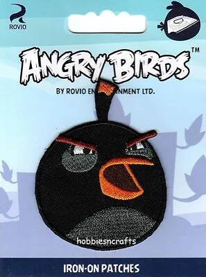 Buy BOMB ANGRY BIRDS Iron On Applique Motif Cartoon Character • 2.75£