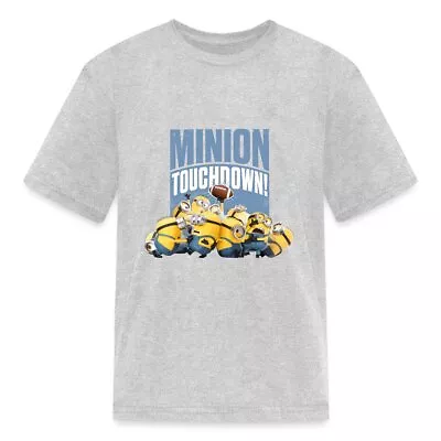Buy Minions Merch Football Touchdown Officially Licensed Kids' T-Shirt • 14.17£