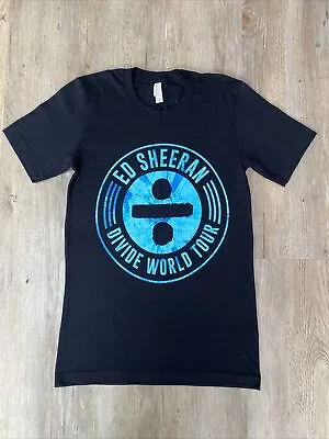 Buy BELLA CANVAS Black Ed Sheeran Divide World Tour  T-Shirt Size XS • 6.99£