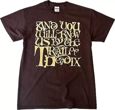 Buy Trail Of Dead Official Mens Medium T Shirt Maroon Band Merch Indie Rock • 24.13£